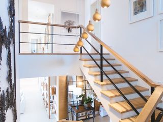 Treppenhaus in einem Altbau während der Sanierung